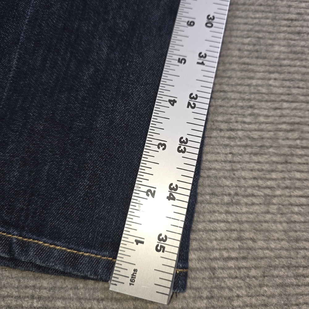 Coldwater Creek Blue Boot Cut Jeans with Gold Embroidery & Sequins - Picture 3 of 16